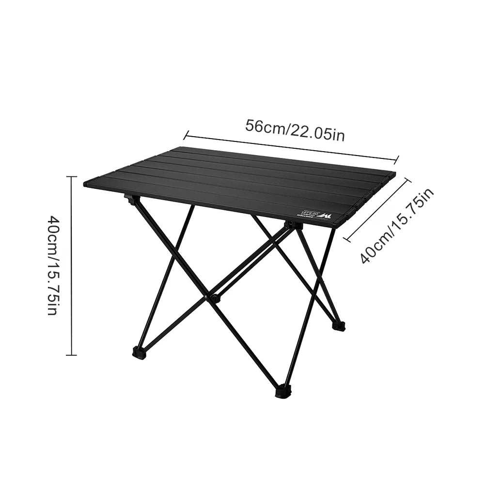 Ultralight Portable Folding Camping Table Foldable Outdoor Dinner Desk  Aluminum Alloy For Garden Party Picnic Egg Roll Table