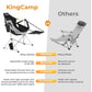 KingCamp Camping Chair, Hammock Chair, Folding Rocking Chair, Aluminum Adjustable Back Swing , Chair with Removable Footrest