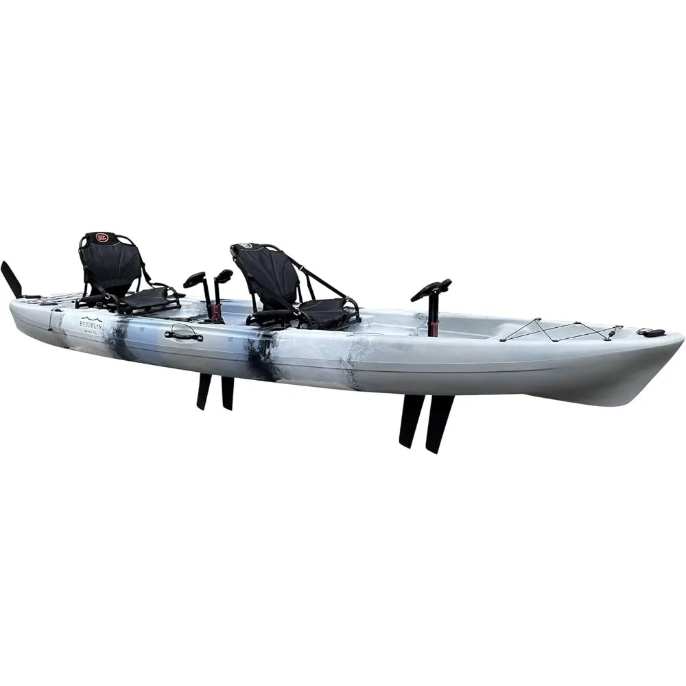 13.5 Tandem Pedal Kayak Sit On Top Fishing Kayak Ultimate Tandem Experience 680-pound weight Item Weigh 85 Pounds Kayaking