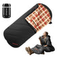 KingCamp Flannel Sleeping Bag, Single Enlarged Stretchable Polyester-cotton Flannel Oval Capped Sleeping Bag For Camping