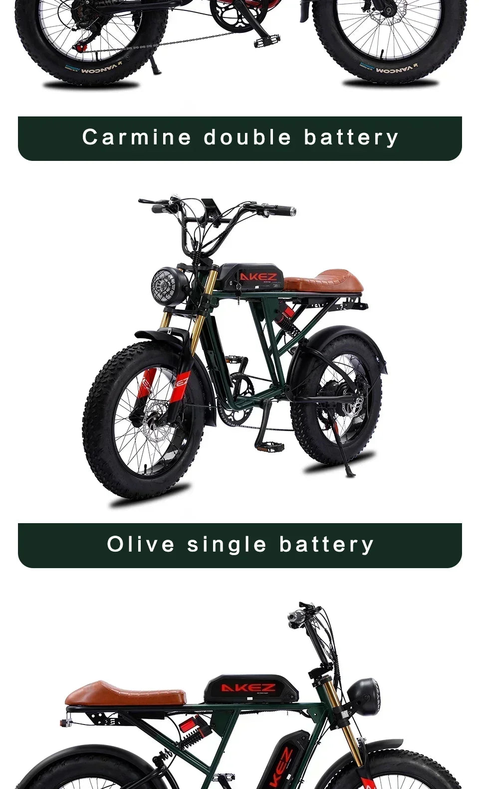 AKEZ super73 s2 All-terrain Electric bike 1500W Powerful Motor 48V 36AH Electric Bicycle 20-inch Fat Tire Urban Off-road e-bike