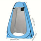 Portable Privacy Shower Tent Outdoor Waterproof Changing Room Shelter for Camping Hiking Beach Toilet Shower Bathroom