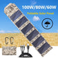 100W/80W/60W Folding Solar Panel USB 5V Solar Charger Portable Solar battery Solar Power Bank for Outdoor Camping Hiking + Cable