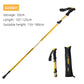 5 Section Outdoor Fold Trekking Pole Camping Portable Walking Hiking Stick For Nordic Elderly Telescopic Easy Put Into Bag 1 PCS