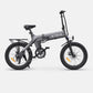 Black ENGWE-Electric Bicycle for Adults, City Bike Motor, Powerful Motor, Electric Bicycle, 20*3.0in, 36V 19.2AH, 250W, 25 km/h