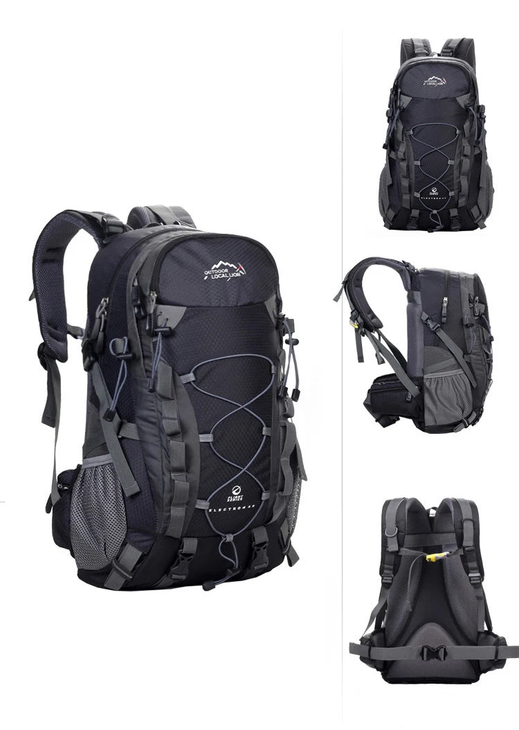 Hiking Storage Backpack Sturdy 40 liter Bag Travel Tactical Backpack Trekking Backpack Mountaineering Hiking Camping Backpack