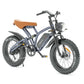 Jansno X50 Wide Fat Tire 20 Inch Mountain Ebike Variable Speed Travel Retro Off Road Beach Motorcycle Power Electric Bicycle