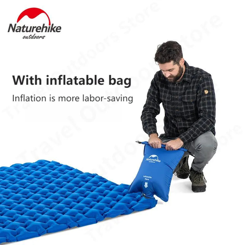 Naturehike Inflatable Mattress Air Mat Bed Tent Sleeping Pad Tourist Outdoor Camping Equipment Ultralight Portable Moistureproof