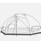 Fully automatic mushroom tent Outdoor camping field camping folding portable quick opening thickened rain proof   tent