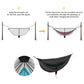 KingCamp Camping Hammock - Lightweight Hammock, Portable Hammocks For Indoor, Outdoor, Hiking, Camping, Backpacking, Travel