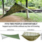 Anti Outdoor Camping Hammock With Mosquito Net And Rain Tent Equipment Supplies Shelters Camp Bed Survival Portable Hammock