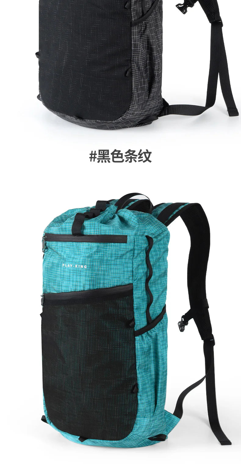 Outdoor Hiking Bag Trekking Backpack Lightweight Waterproof Camping Sports Ultra-light Foldable Running Bags 20L Commuting