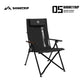 Shinetrip Camping Chair Four-speed Adjustable Aluminum Alloy Outdoor Tactical Camping Blackened Outdoor Recliner