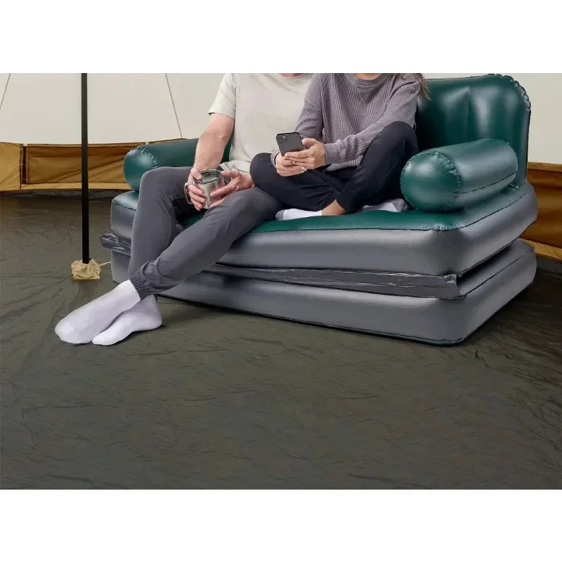 5-in-1 Inflatable Foldable Sofa, Easy to Install, Suitable for Home Dorms or Picnic Camping Use