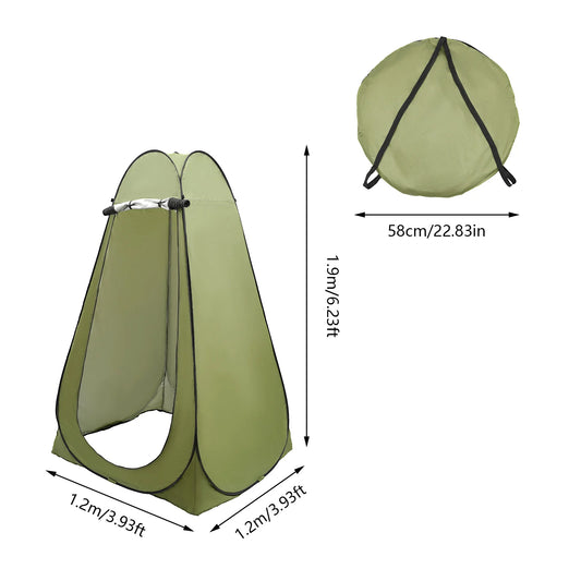 Foldable Outdoor Camping Tent Portable Shower Tent Privacy Changing Room for Seaside Beach Travel Removable Portable Toilet Tent