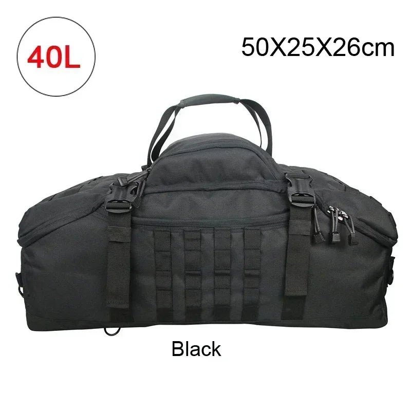 35L 50L 80L Outdoor Mountaineering Bag Molle Tactical Backpack Large Duffel Bag Hiking Camping Travel Bags