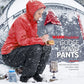 Outdoor Thermal Goose Down Pants Both Side Open Zipper Windproof Waterproof Camping Climbing Men Women Winter Trousers S-5XL