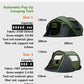 No need to set up fast opening camping tents for throwing tents, fully automatic 3-4 person outdoor camping tents