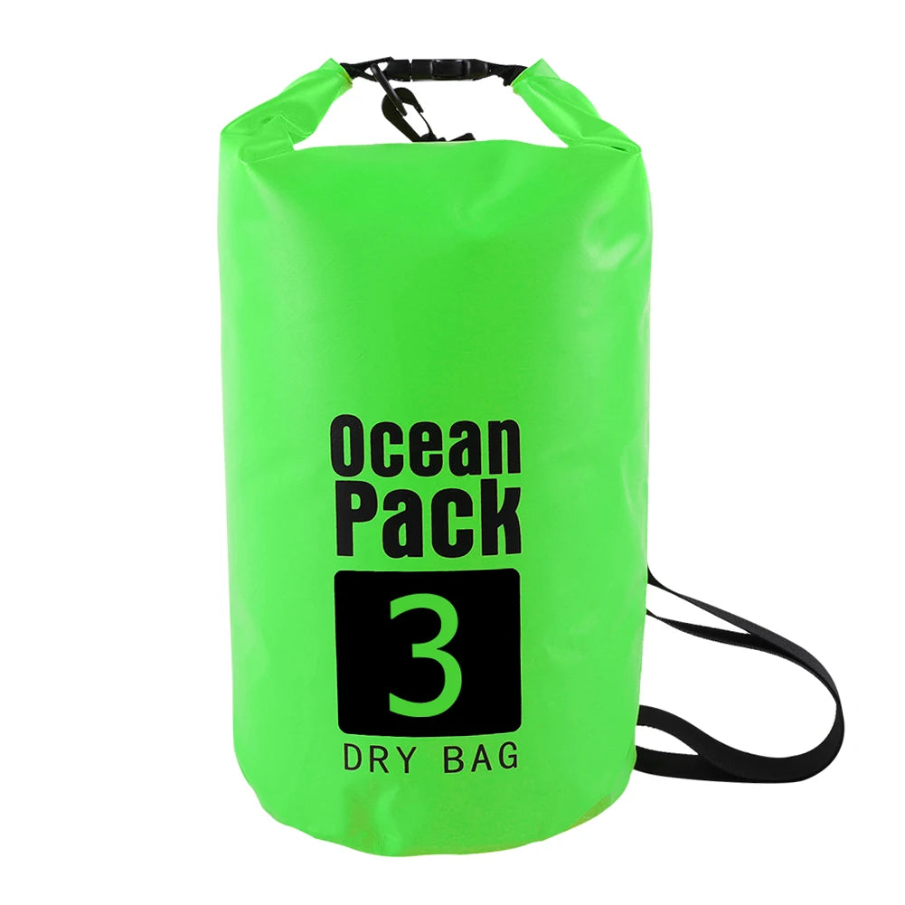 2L/3L/5L/10L Waterproof Dry Bag Pack Sack Swimming Rafting Kayaking River Trekking Floating Sailing Canoing Boating Water Bag