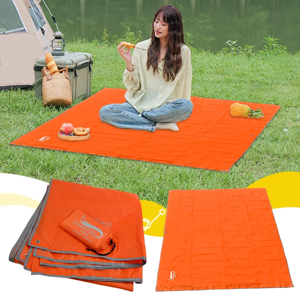 Ultralight Beach Camping Bag Tent Mat Waterproof Outdoor Camping Mat Foldable Picnic Blanket Beach Mat for Camping Hiking