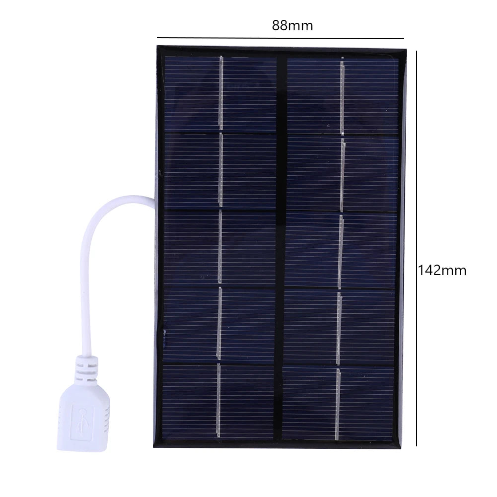 Outdoor Hiking Waterproof Foldable Solar panel For Phone power bank Solar USB Portable Solar Cells Charger camping Accessories