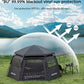 Blackdog 6-8 Person Tent Outdoor Hexagonal Automatic Quick-open Camping Tent Portable Folding Vinyl Sunproof Rainproof