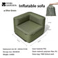 MOBI GARDEN Inflatable Sofa Camping Chair Portable Lazy Sofa Outdoor Park Picnic Leisure Splicing Air Cushion Bed Oxford Cloth