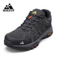 HIKEUP Hiking Shoes for Men Leather Trekking Shoes Technical Racing Sport Car Model Building Blocks City Mechanical Technical