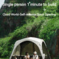 Naturehike Dome Tent Canopy Waterproof PU5000+ UPF12500+ Quick Open Docking Tent Outdoor Camping Large Sunshade Tarp Family