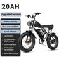 Ridstar Q20 Discount Electric Bike 2000W 52V 40AH Waterproof Powerful Dual Motors 20*4.0 Fat Tires for Mountain Ebike Adults