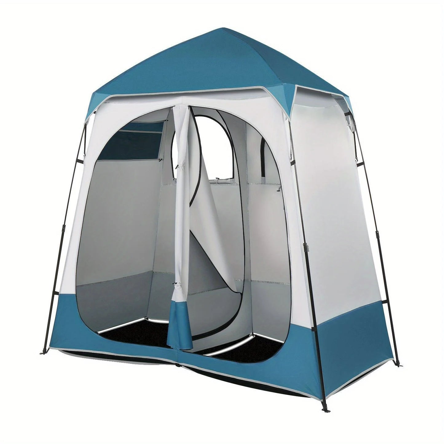 Camping Shower Oversize Pop Up Changing Portable Outdoor Bathroom Toilet Tent with Floor Easy Set Up for Dressing/Hiking/Fishing