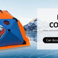 Automatic Insulated Ice Fishing Shelter, Winter Camping Tent with Removable Thermal Floor