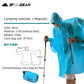 3F UL GEAR Lightweight Hiking Poncho, Waterproof Backpack Poncho Raincoat for Outdoor Trekking, Camping, Hiking