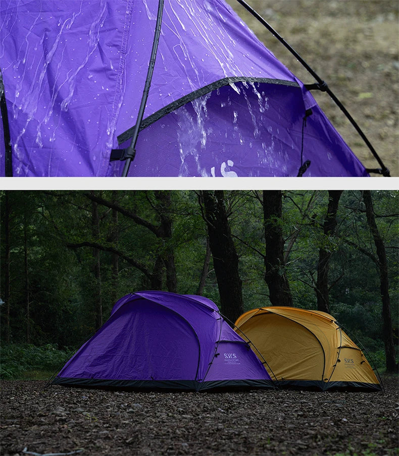 WELLHIKE Lightweight Camping Tent Rain And Sun Outdoor Hiking Backpacking Travel Hiking Tent Field Park Camping Equipment