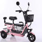 3-wheel aldult electric tricycle 400W 48V 20AH Lithium Battery With Pet Basket Electric Bicycle Multifunctional electric vehicle