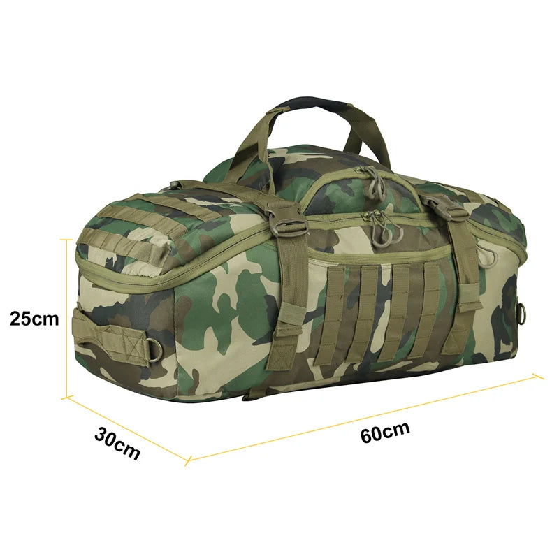 35L 50L 80L Outdoor Mountaineering Bag Molle Tactical Backpack Large Duffel Bag Hiking Camping Travel Bags