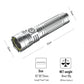 High Power EDC LED Flashlight Self Defense Tent Camping Lantern COB Red light Magnetic Tail USB C Rechargeable Lamp Torch W1 ﻿