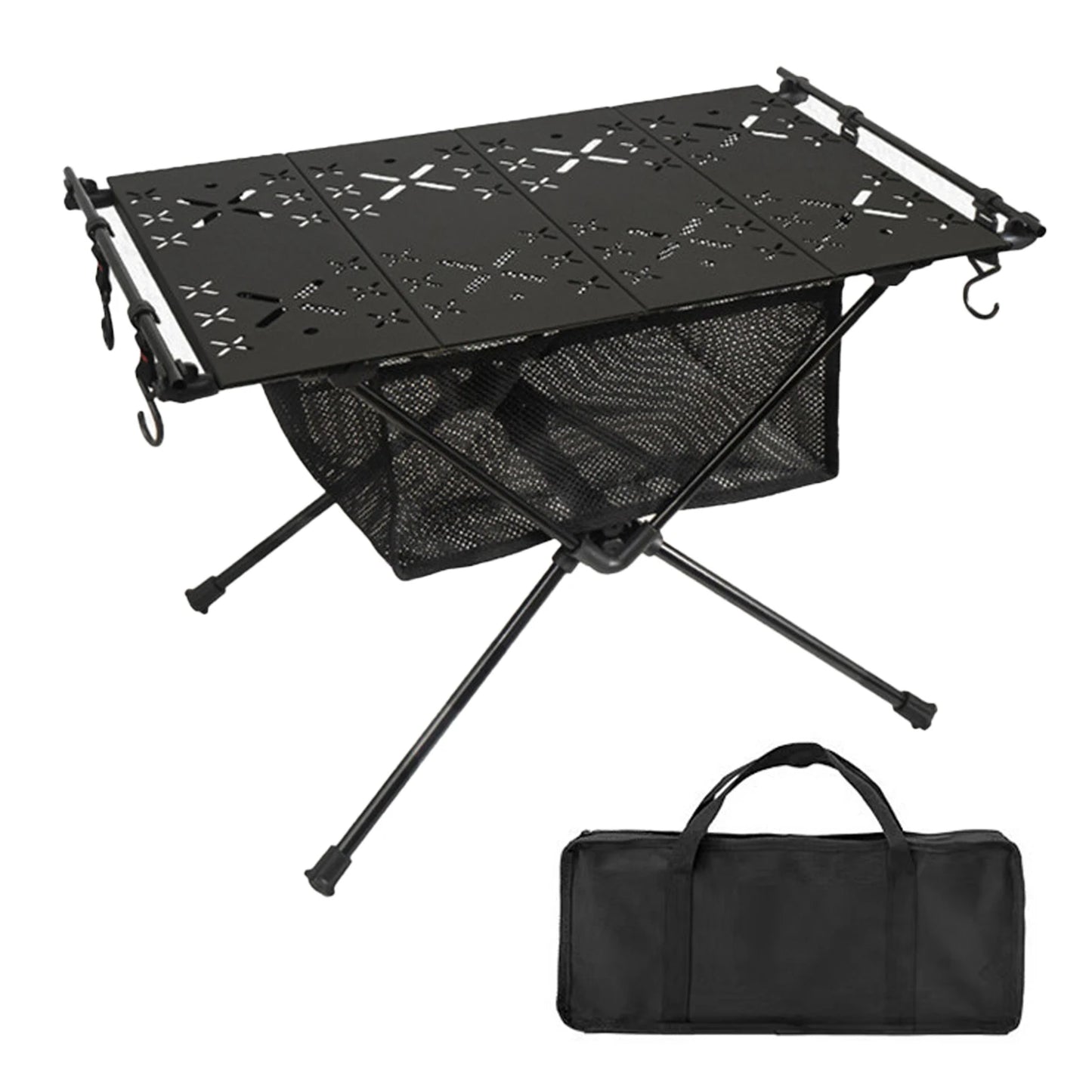 Aluminum Alloy Folding Barbecue Camping Table High Stability Load Capacity Multifunction Ultralight Portable Picnic BBQ Table