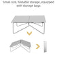 Ultralight Mini Outdoor Table Foldable Aluminum Alloy Camping Table for Travel Picnic Barbecue Lightweight Camping Furniture