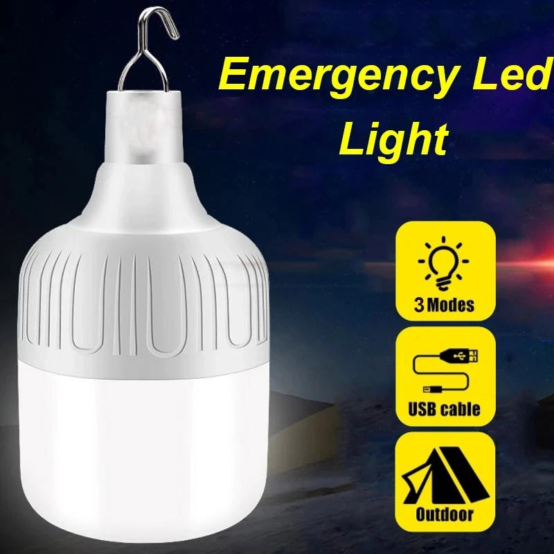 ZK20 USB Rechargeable LED Emergency Lights House Outdoor Portable Lanterns Emergency Lamp Bulb Battery Lantern BBQ Camping Light