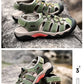 Summer Pu Leather Sandals For Men Rubber Outdoor Men Beach Shoes Anti-Slip Trekking Sandals Weight Light Male Hiking Sandals