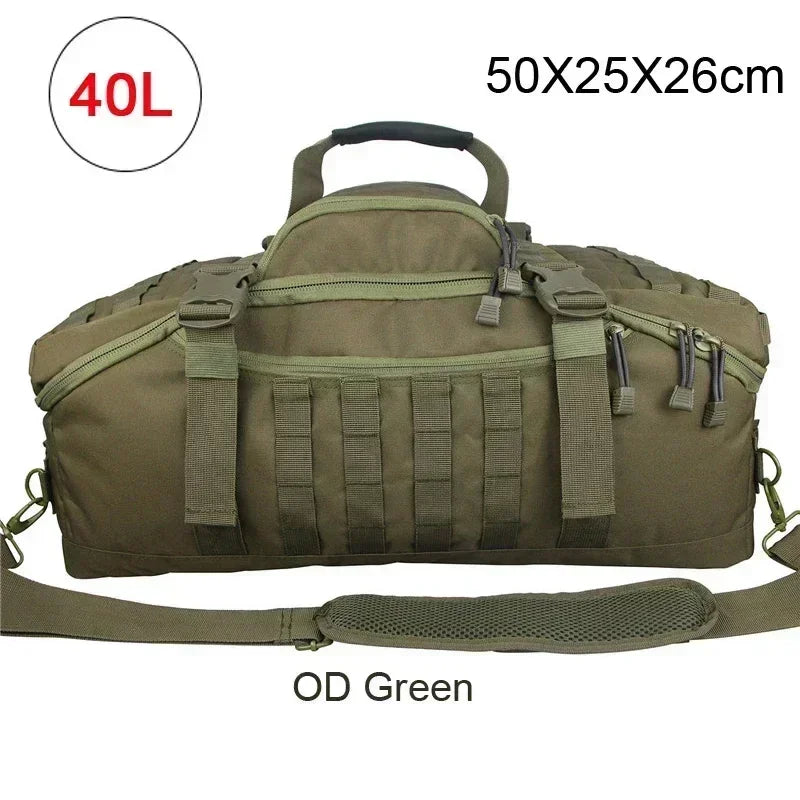 35L 50L 80L Outdoor Mountaineering Bag Molle Tactical Backpack Large Duffel Bag Hiking Camping Travel Bags