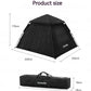 BLACKDOG Automatic One-touch Tent Quick Open Two Door Four Window Camping Outdoor Black Coated Waterproof Thickened