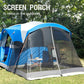 8 Person Family Camping Tent with Screen Room Water Resistant Big Tunnel Tent with Rainfly Large Family Tent for Outdoor Camping