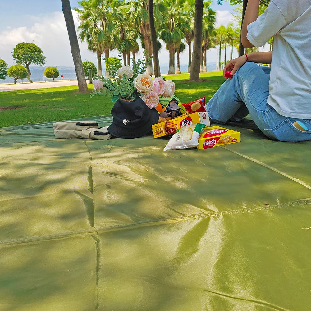 4x4 Waterproof Camping Groundsheet Large Picnic Mat 3x3 Tent Ground Sheet Octagonal Footprint Hexagonal Big Ground Cloth