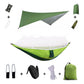 Anti Outdoor Camping Hammock With Mosquito Net And Rain Tent Equipment Supplies Shelters Camp Bed Survival Portable Hammock