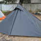 Outdoor Trekking Pole Tent, 2 Person Ultralight pyramid Tent, 2 Person Trekker Tent,Ultralight Camping Tent, CZX-571