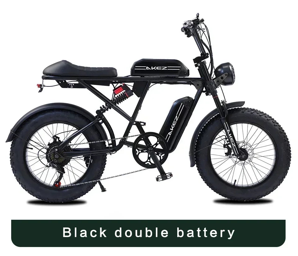 AKEZ super73 s2 All-terrain Electric bike 1500W Powerful Motor 48V 36AH Electric Bicycle 20-inch Fat Tire Urban Off-road e-bike