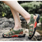 Summer Pu Leather Sandals For Men Rubber Outdoor Men Beach Shoes Anti-Slip Trekking Sandals Weight Light Male Hiking Sandals