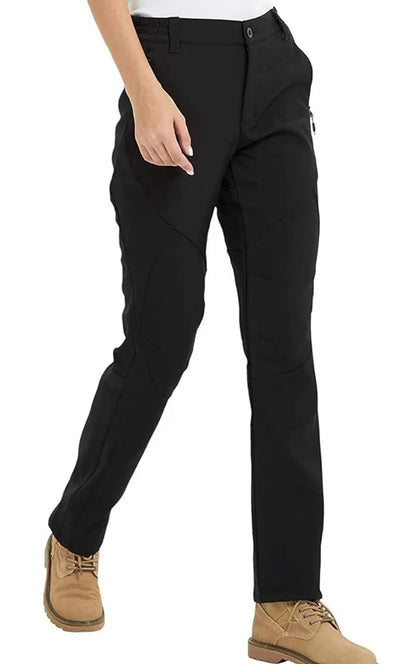 Outdoor Hiking Pants Trekking Fleece Slim Soft Shell Snow Ski Pant Waterproof Windproof Winter Climbing Clothes
